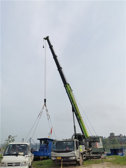 屯溪区桥梁建设吊装案例